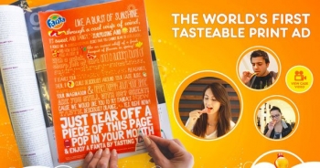 Deguste o an&uacute;ncio comest&iacute;vel 