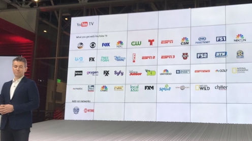 Google anuncia o YouTube TV, um novo servi&ccedil;o de streaming