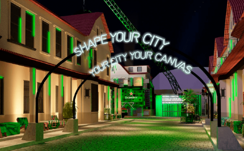 Projeto de ver&atilde;o na Vila dos Ingleses! Heineken transforma o lugar para receber o p&uacute;blico. 