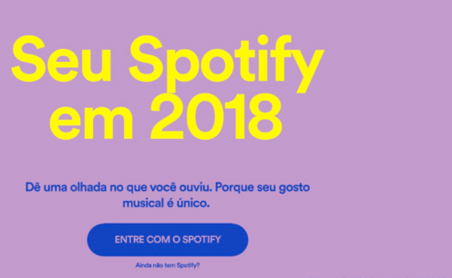 E a&iacute;, preparado pra ver sua retrospectiva de 2018 no Spotify?