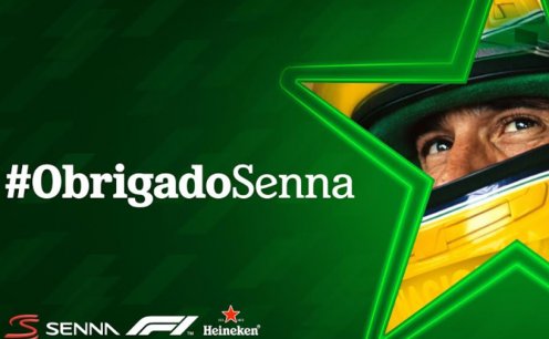 Heineken homenageia Senna com v&iacute;deo de "Obrigado" 