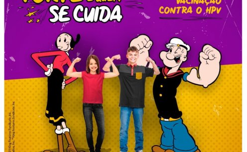 Popeye se junta a briga contra o c&acirc;ncer