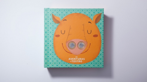 Livro cofrinho do Ita&uacute; 