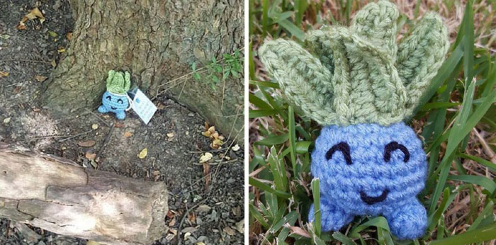  Tem algu&eacute;m espalhando Pok&eacute;mons em croch&ecirc; pelas ruas