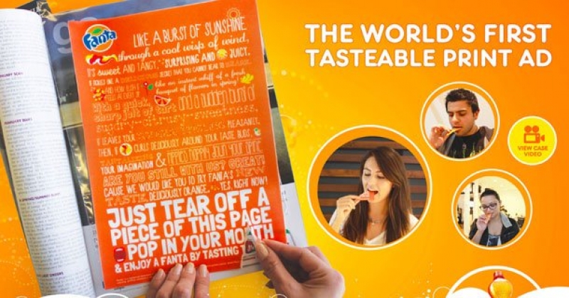 Deguste o an&uacute;ncio comest&iacute;vel 