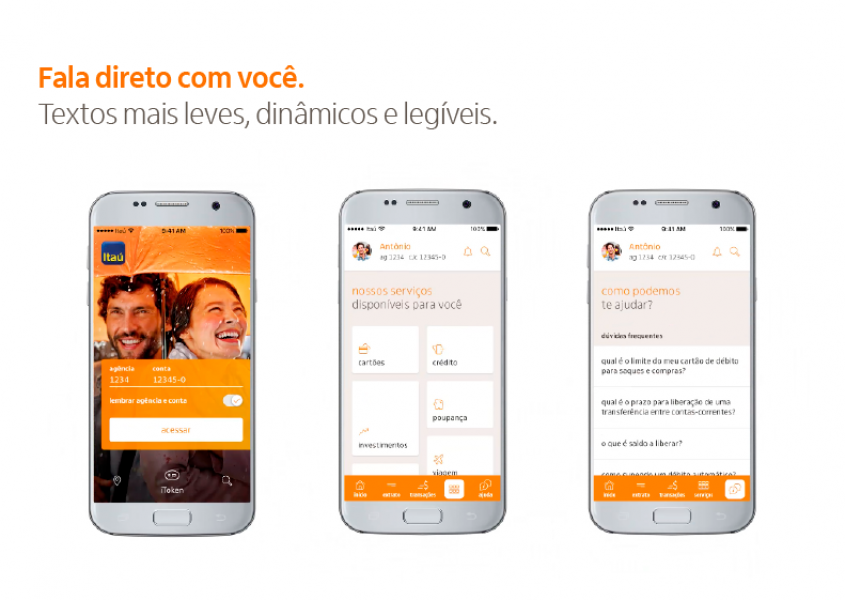 Com uma fonte mais leve, Ita&uacute; lan&ccedil;a sua tipografia! 