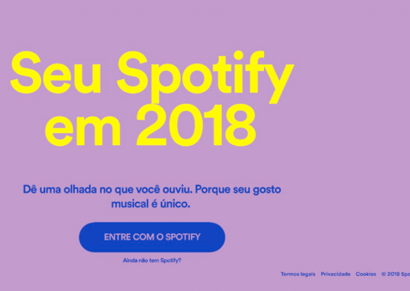 E a&iacute;, preparado pra ver sua retrospectiva de 2018 no Spotify?