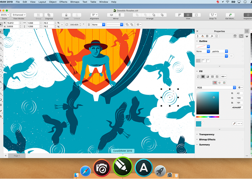 Ele est&aacute; de volta: CorelDraw retorna ao Mac ap&oacute;s 18 anos
